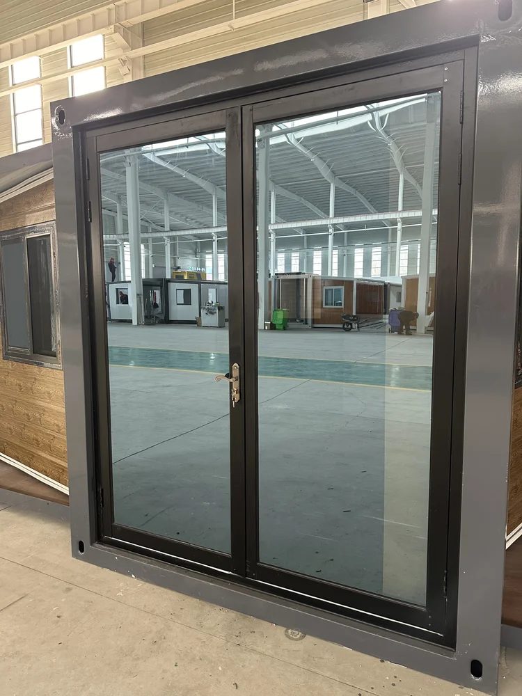 Double hinged glass door entrance door reference, ED-A01