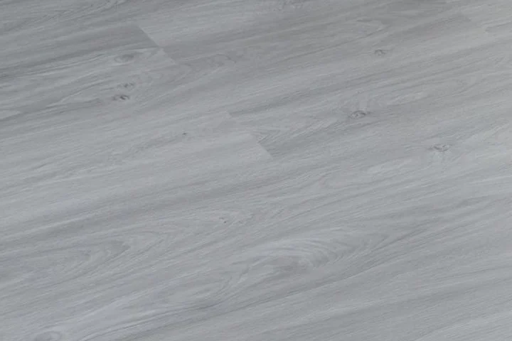Silver Grey SPC rigid-core flooring finish reference, FL-S01