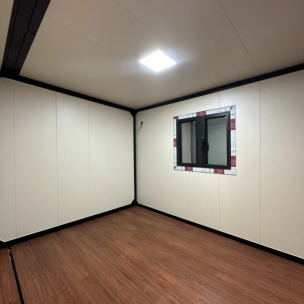 Interior showing warm beige bamboo-wood fibre panel, IN-B01