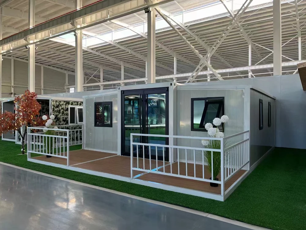 Expandable home shown with optional open deck, OD-01